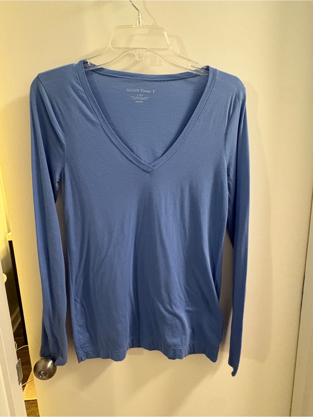 J. Crew Stretch Tissue T Long Sleeve | Medium | EUC